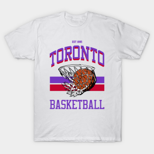 Toronto Raptors T-Shirt - Varsity Style Toronto Basketball by All Time Ballers
